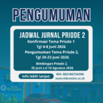 Pengumuman Penyusunan Jurnal Priode 2